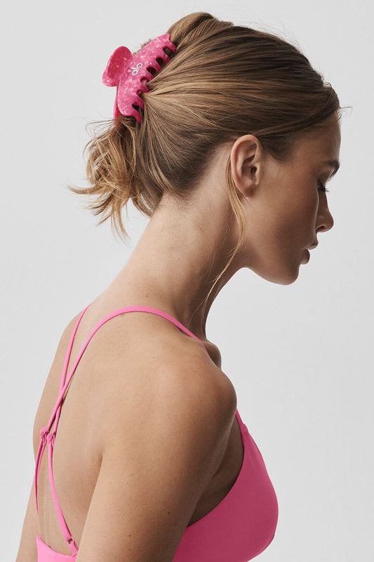 90's Claw Clip - Paradise Pink Shell (A0286W)