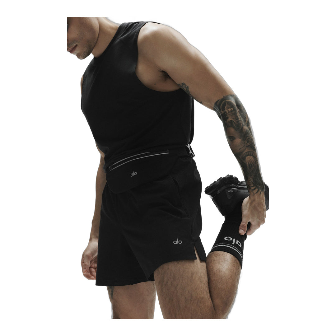 alo Stride Running Belt - Black by Alo Yoga