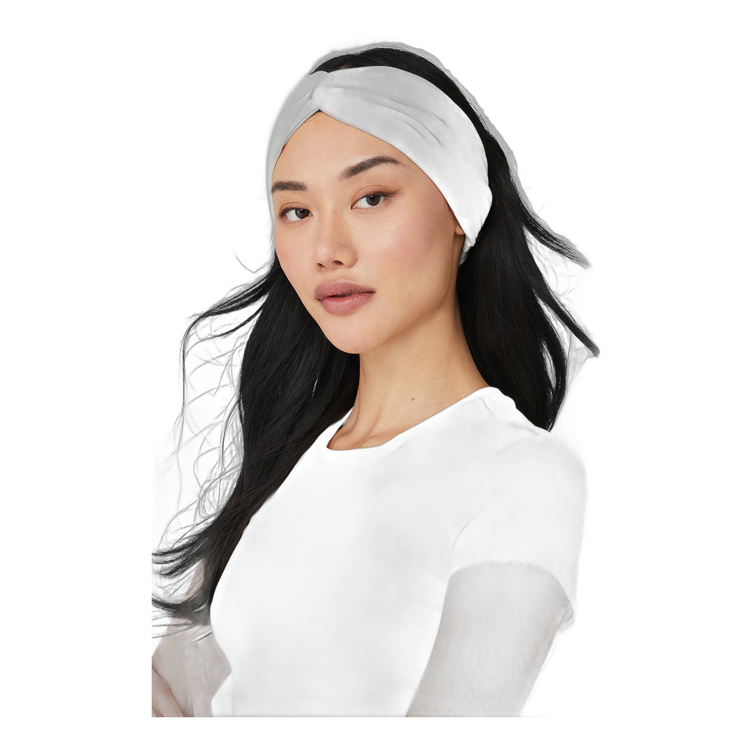 alo Alosoft Headband - White by Alo Yoga