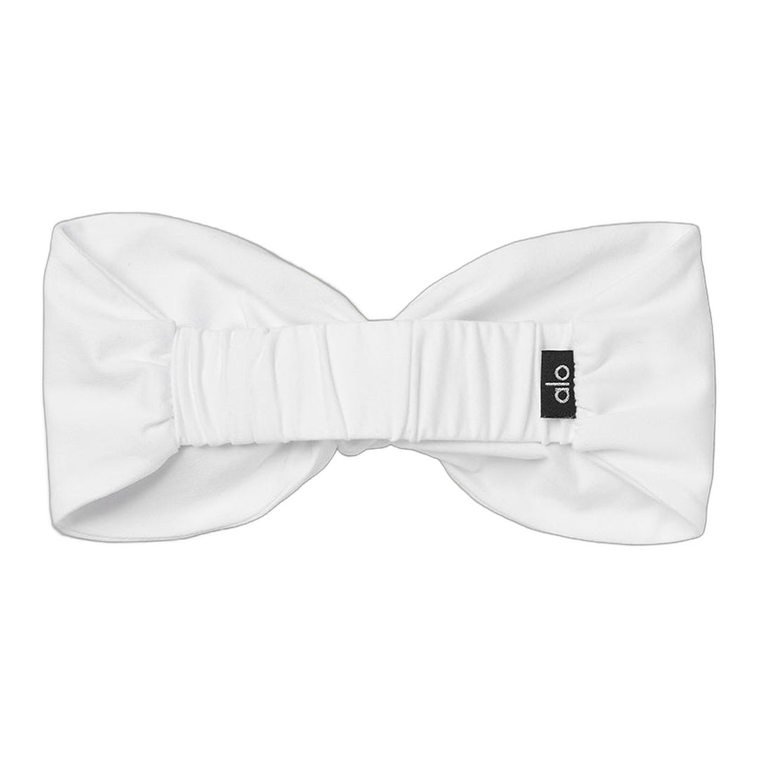 alo Alosoft Headband - White by Alo Yoga