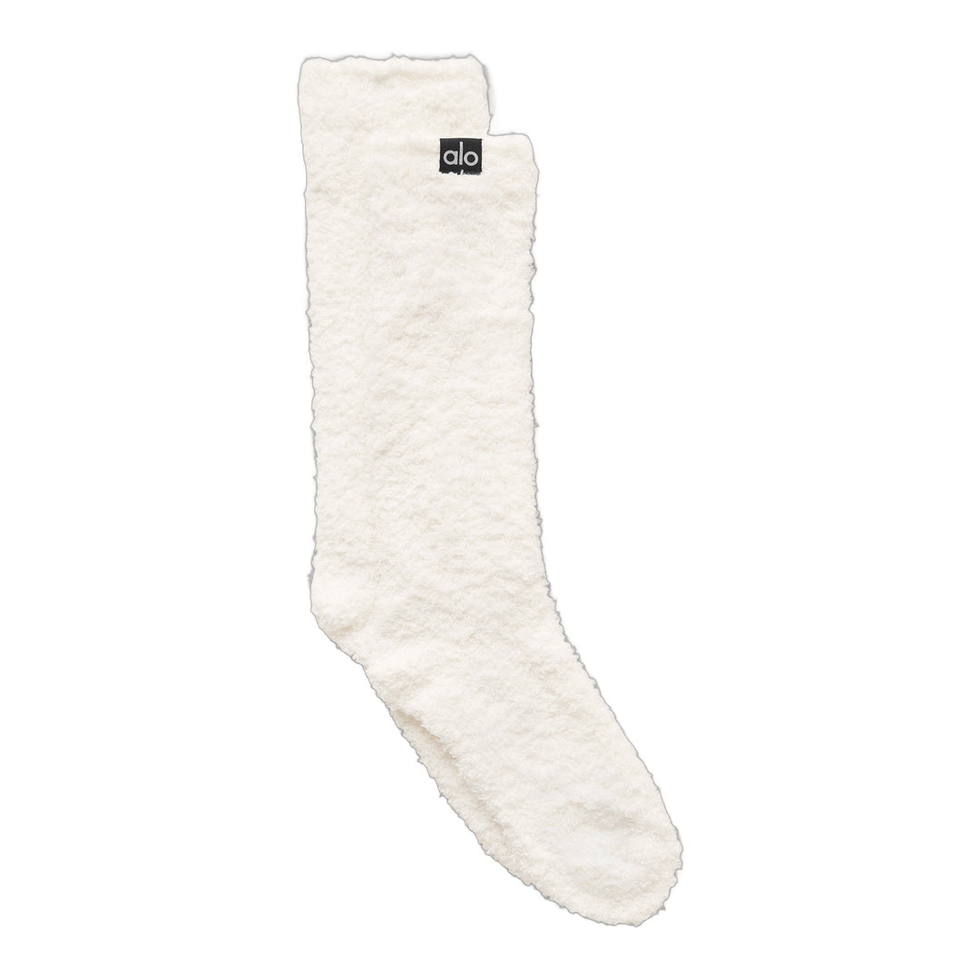 alo Women's Plush Lush Sock - Ivory by Alo Yoga