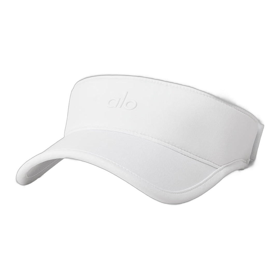 alo Performance Eclipse Visor - White/White by Alo Yoga