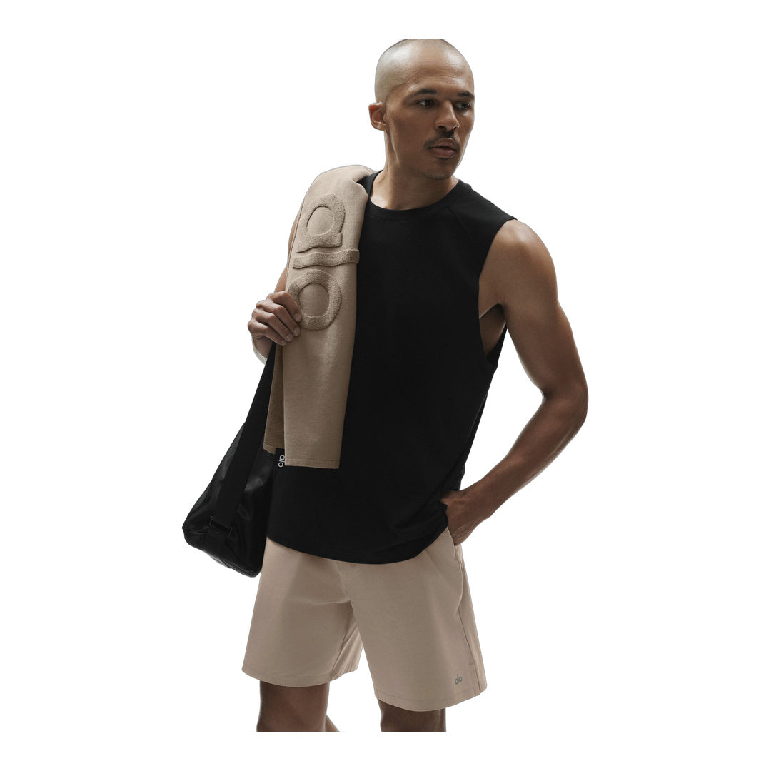alo Keep It Cool Gym Towel - Gravel by Alo Yoga