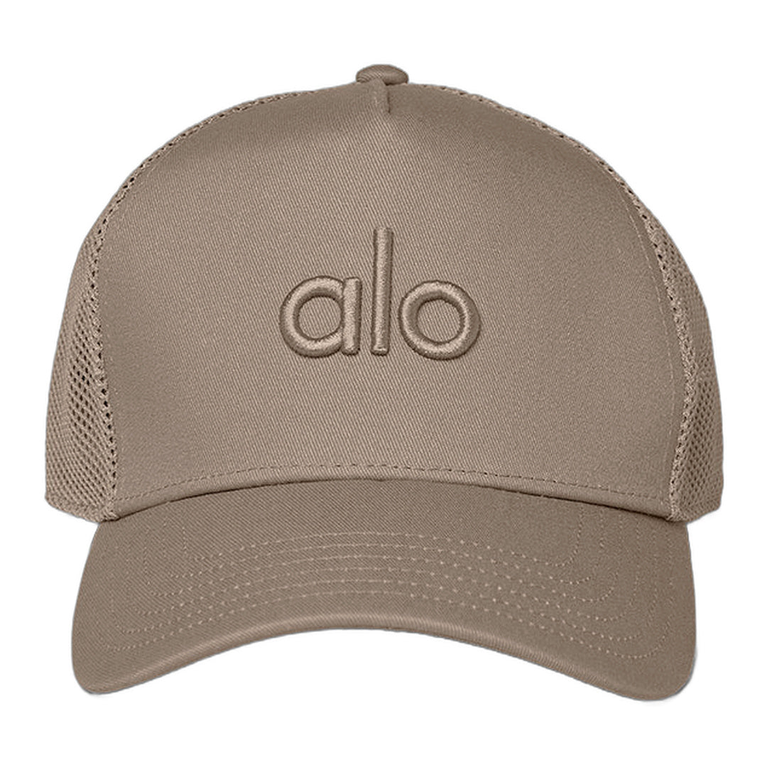 alo District Trucker Hat - Gravel by Alo Yoga