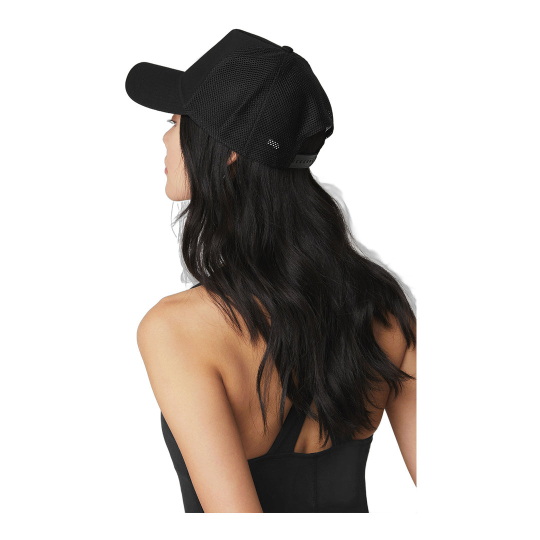 alo District Trucker Hat - Black by Alo Yoga