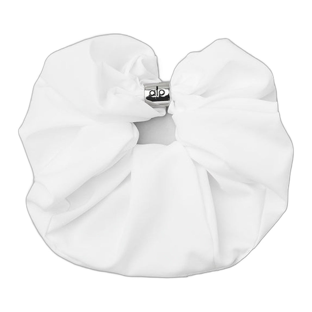 alo Bead It Oversized Scrunchie - White by Alo Yoga