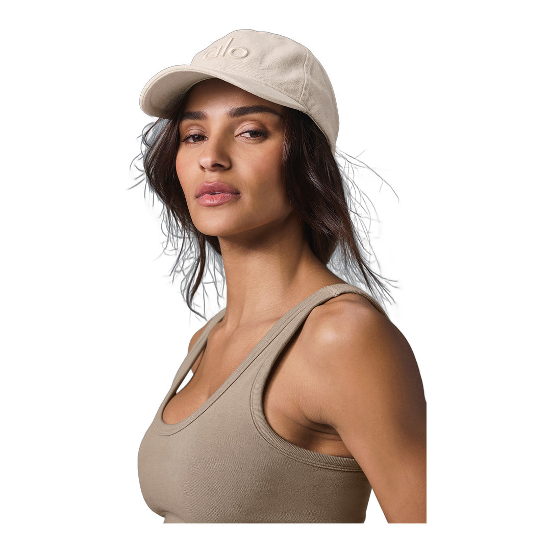 alo Washed Off-Duty Cap - Sand Dollar by Alo Yoga