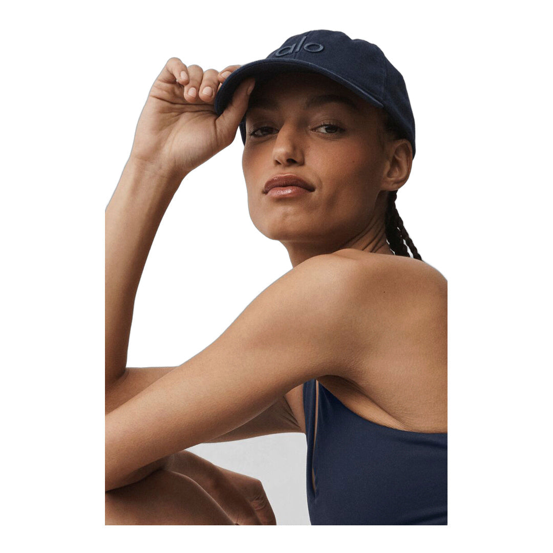 alo Washed Off-Duty Cap - Vintage Navy by Alo Yoga