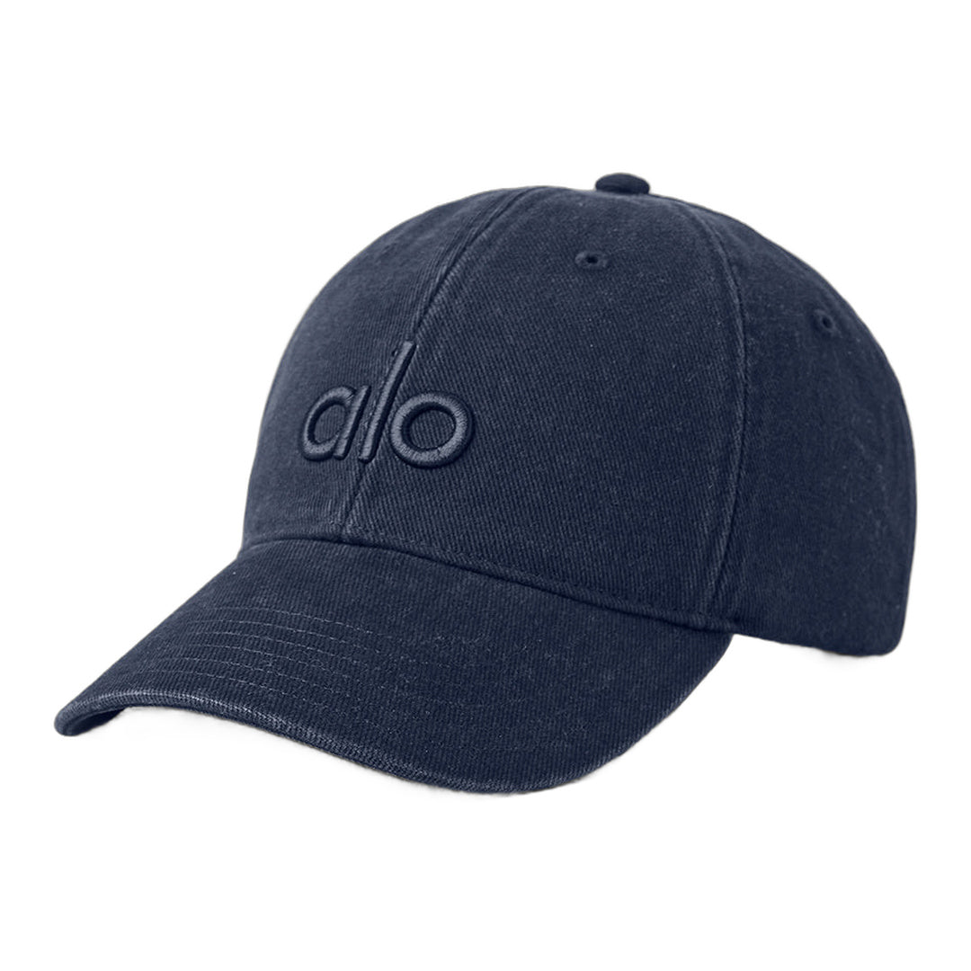 alo Washed Off-Duty Cap - Vintage Navy by Alo Yoga