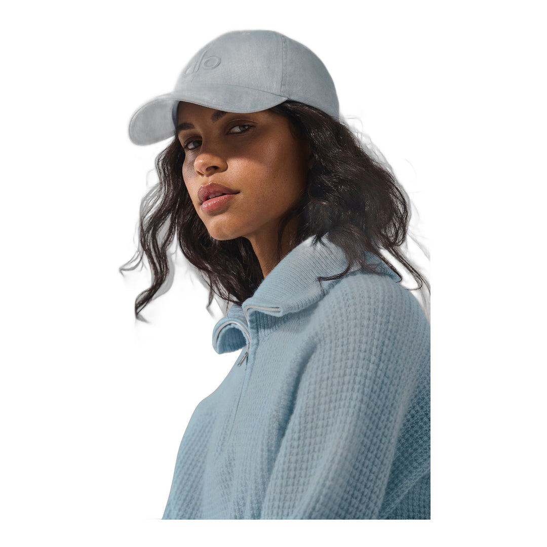 alo Washed Off-Duty Cap - Light Denim by Alo Yoga