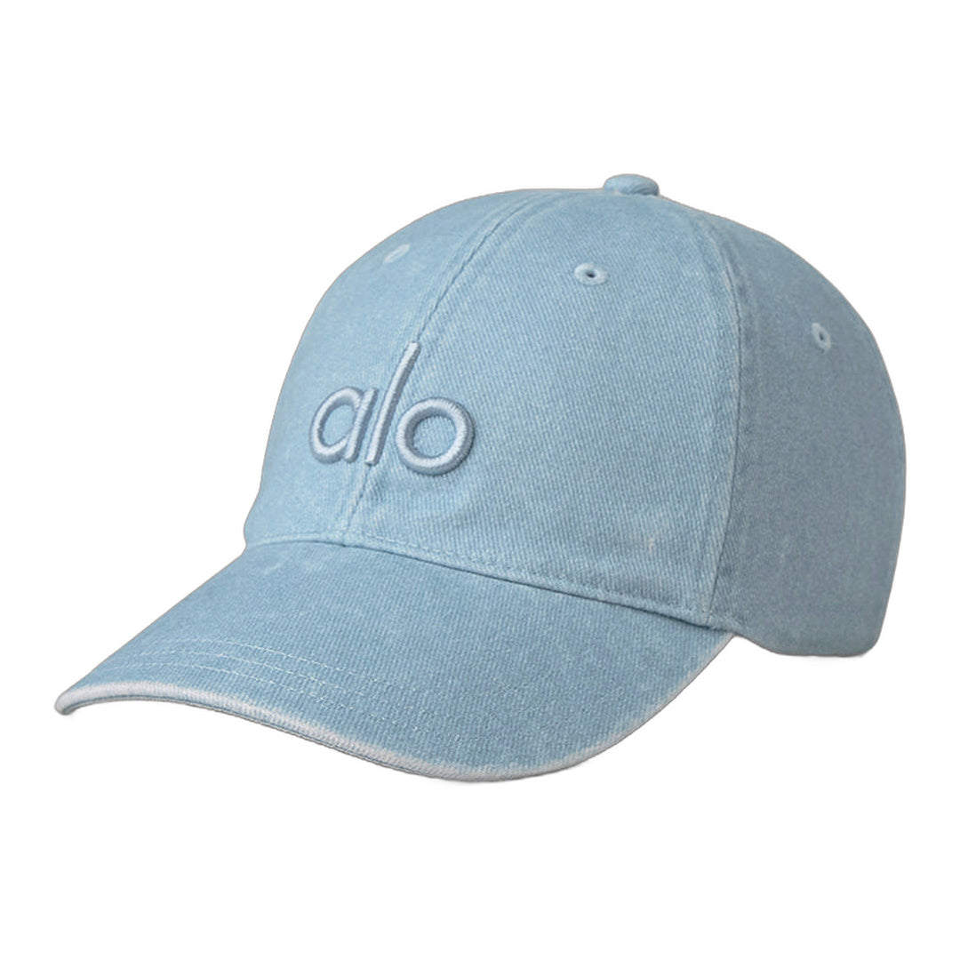 alo Washed Off-Duty Cap - Light Denim by Alo Yoga