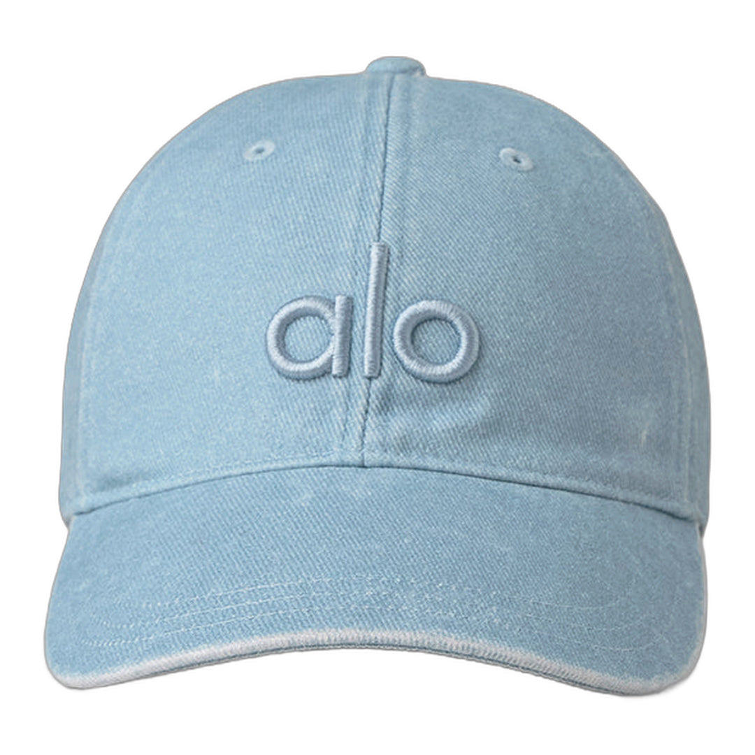 alo Washed Off-Duty Cap - Light Denim by Alo Yoga