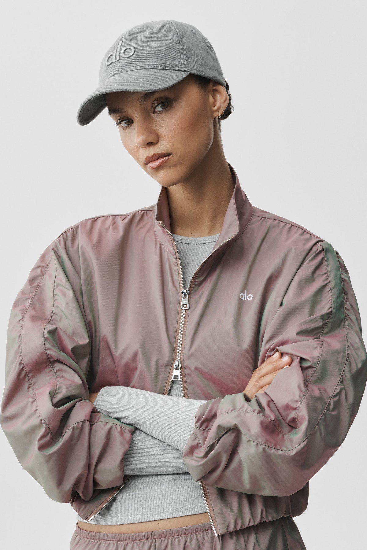 Alo Yoga Washed Off-Duty Cap in Monument Wash, product image 2 of 5