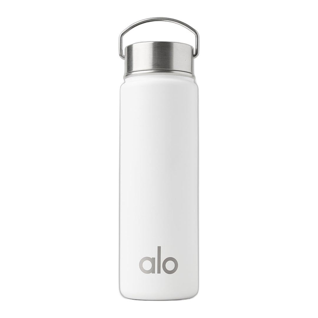 alo ALO Water Bottle - White by Alo Yoga