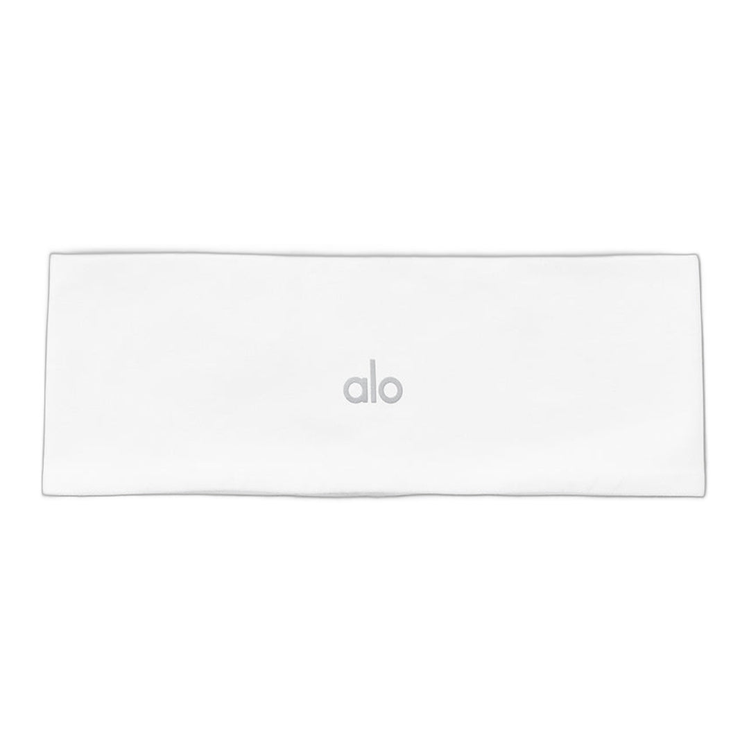 alo Performance Conquer Headband - White by Alo Yoga