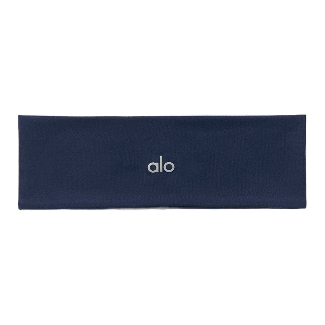 alo Performance Conquer Headband - Navy by Alo Yoga
