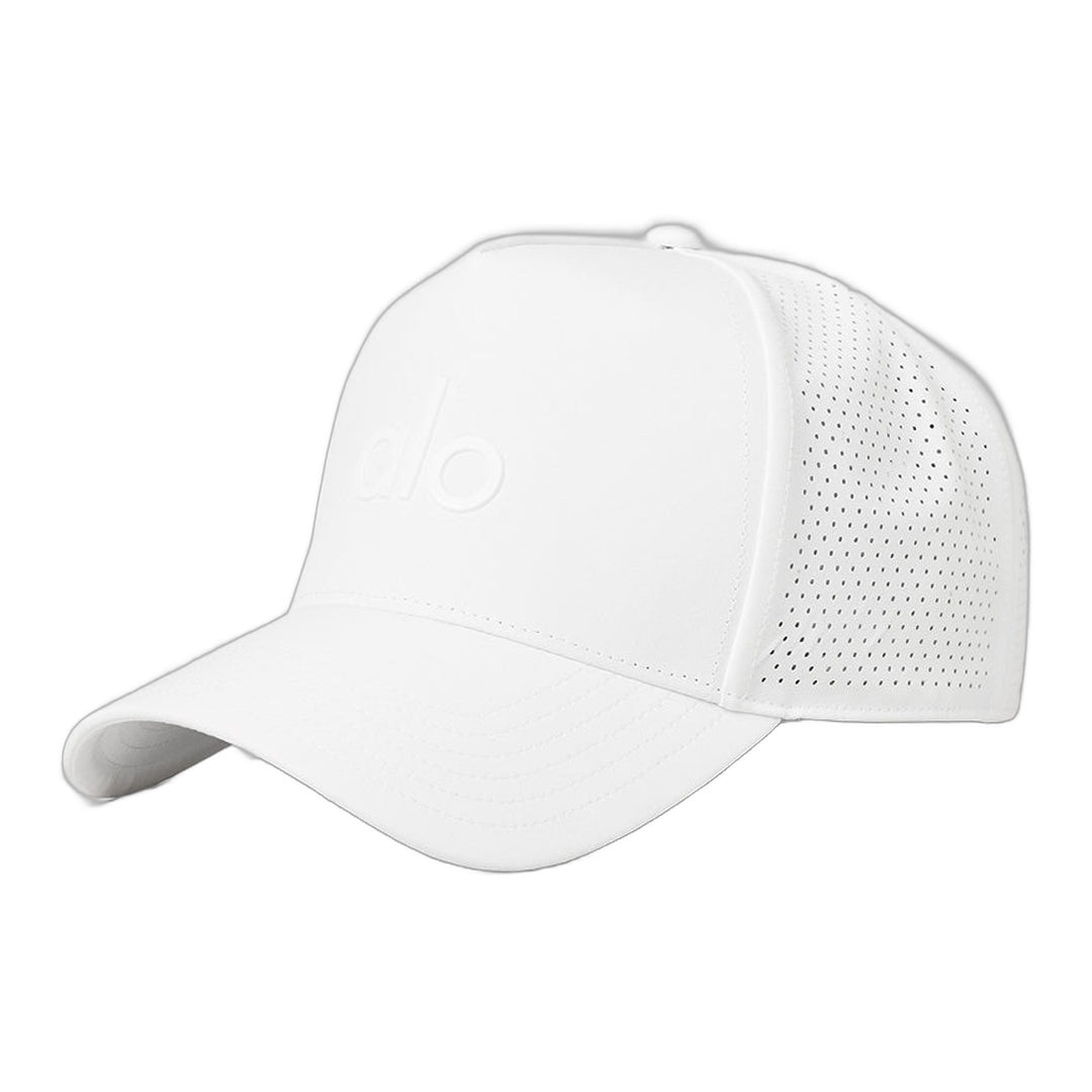 alo Performance District Trucker Hat - White by Alo Yoga