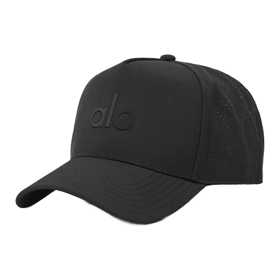 alo Performance District Trucker Hat - Black by Alo Yoga