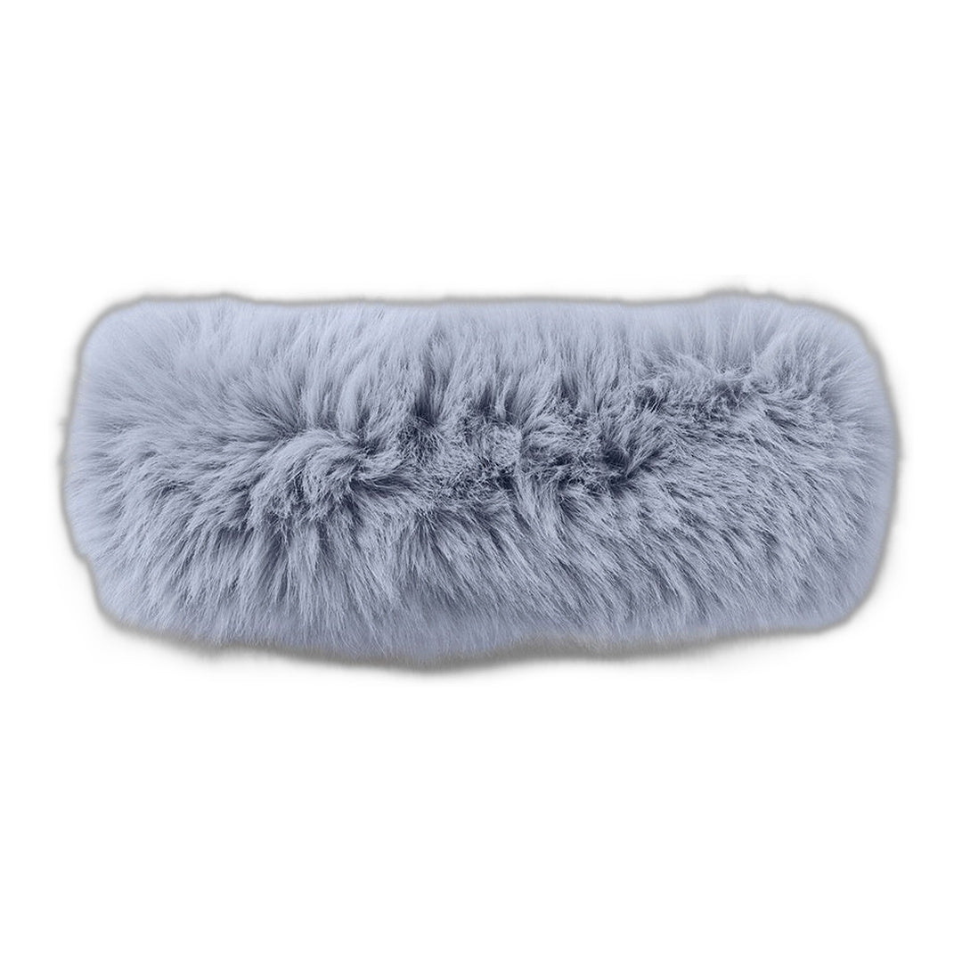 alo Opulent Faux Fur Wintersun Headband - Winter Frost by Alo Yoga
