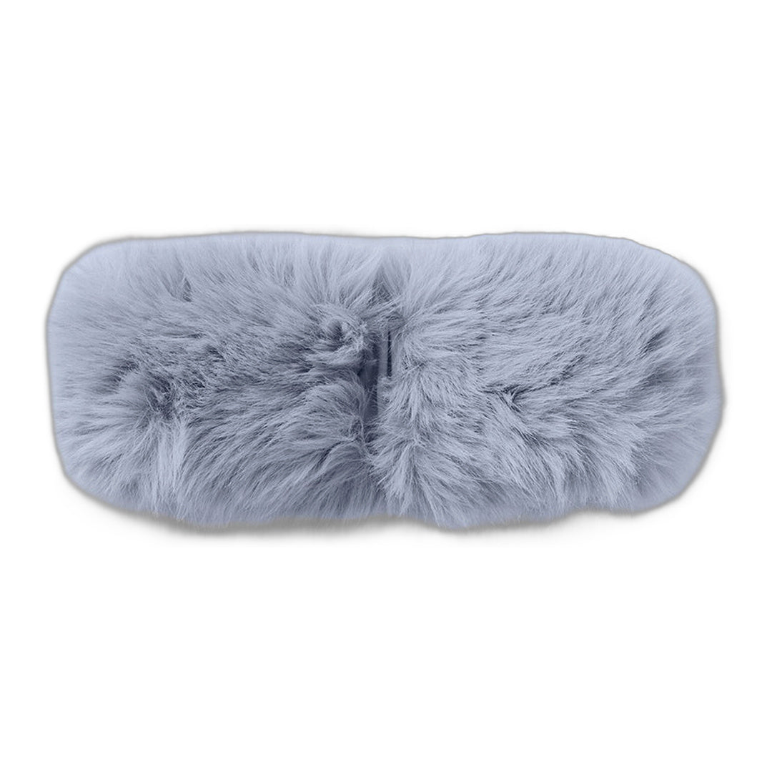 alo Opulent Faux Fur Wintersun Headband - Winter Frost by Alo Yoga