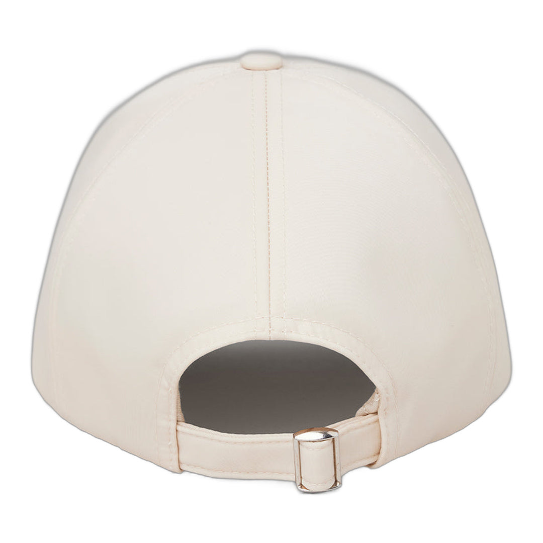 alo Satin Off-Duty Cap - Creme by Alo Yoga