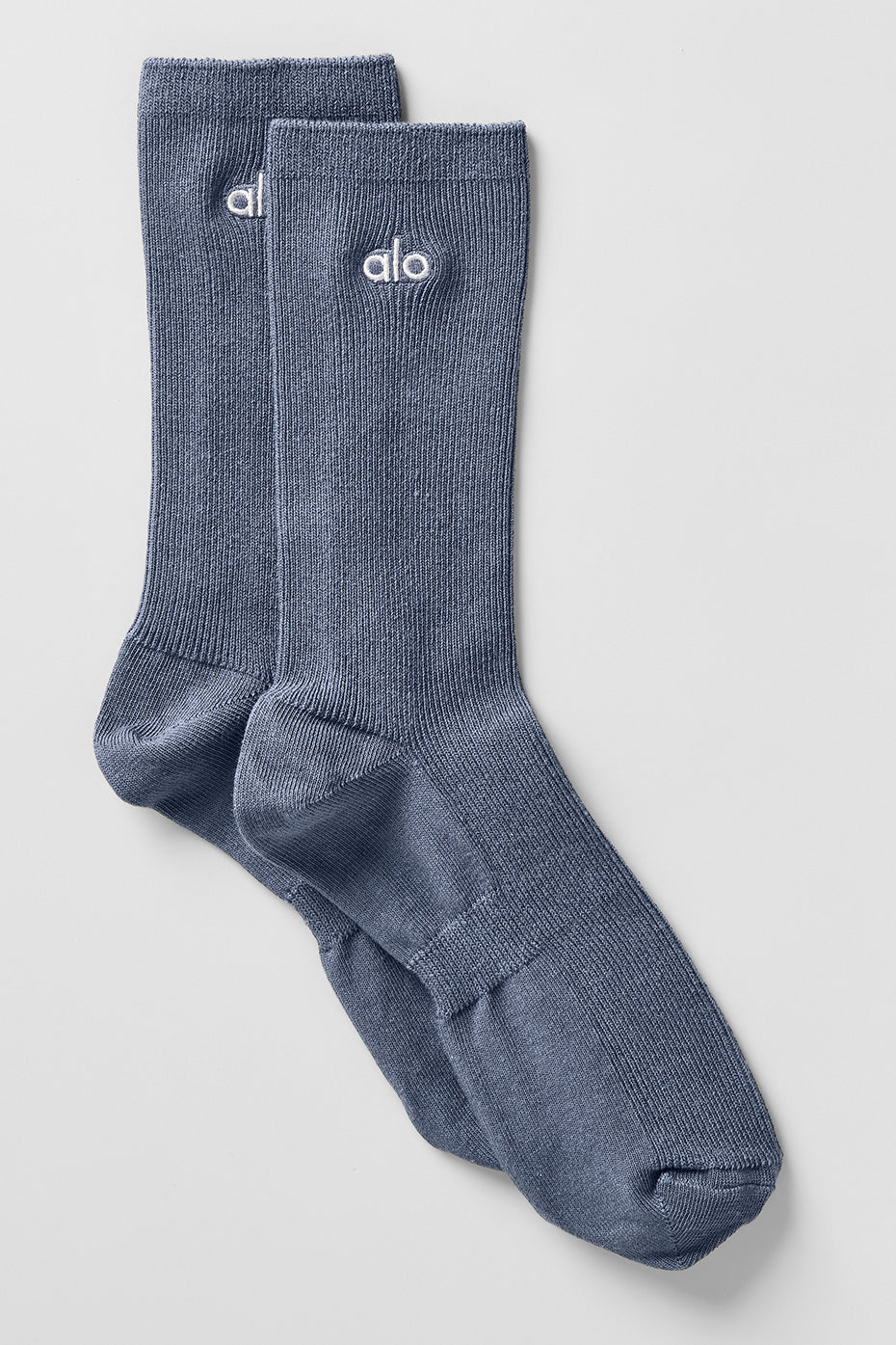 Unisex Half-Crew Understated Sock - Bluestone (A0649U)