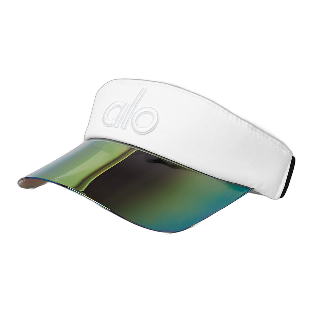 alo Airlift Solar Visor - White by Alo Yoga