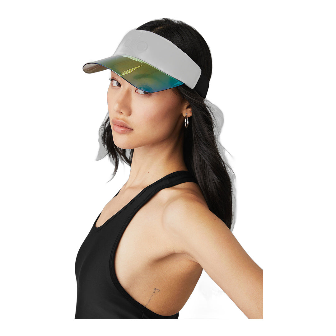 alo Airlift Solar Visor - White by Alo Yoga