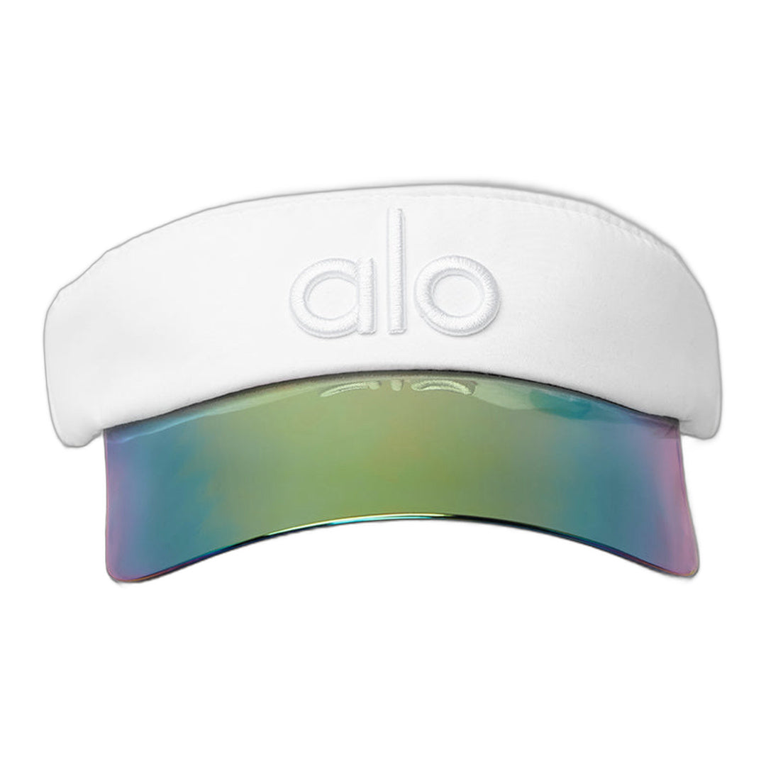 alo Airlift Solar Visor - White by Alo Yoga
