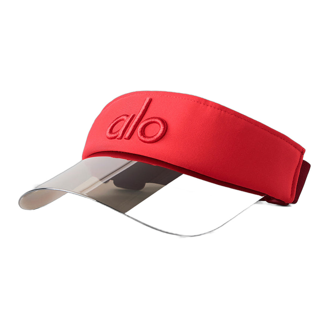 alo Airlift Solar Visor - Bright Red by Alo Yoga