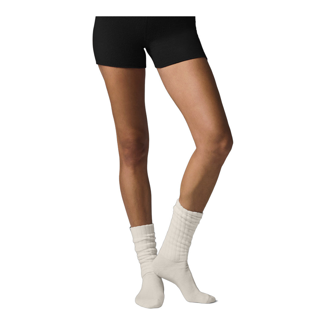 alo Unisex Scrunch Sock - Bone by Alo Yoga