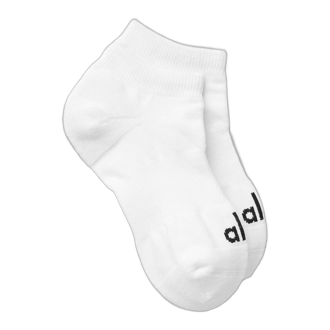 alo Unisex Street Sock - White/Black by Alo Yoga