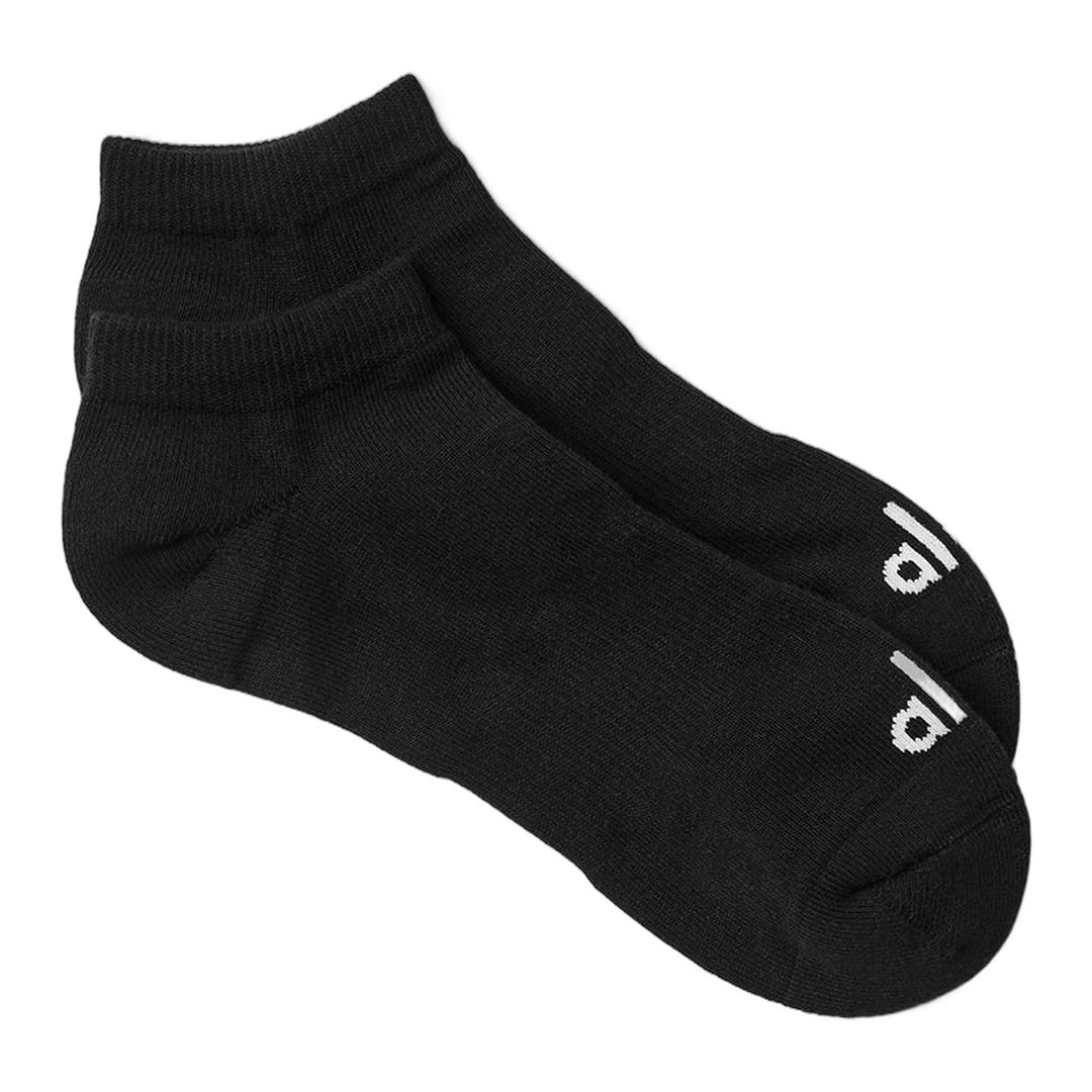 alo Unisex Street Sock - Black/White by Alo Yoga