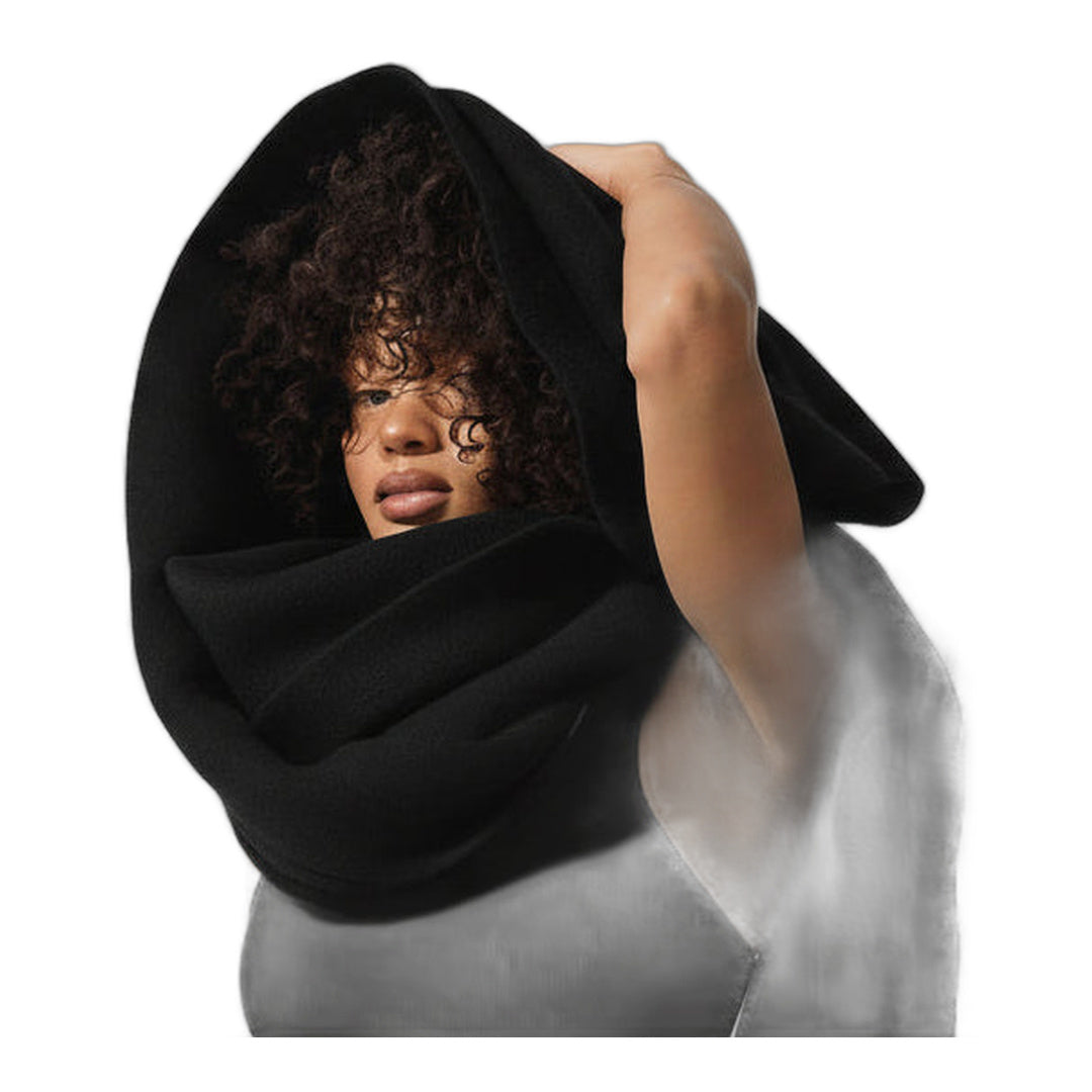 alo Merino Wool Oversized Scarf - Black by Alo Yoga