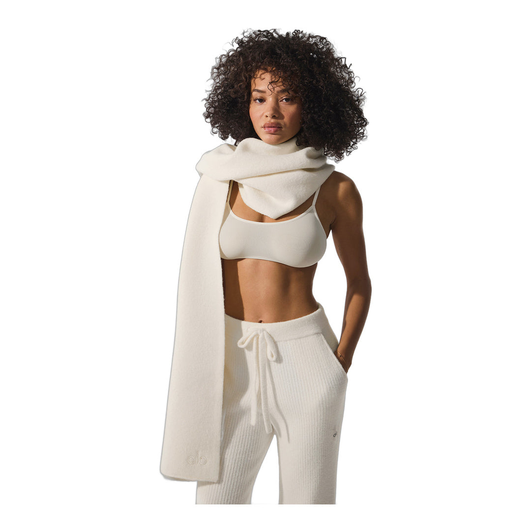 alo Merino Wool Oversized Scarf - Ivory by Alo Yoga