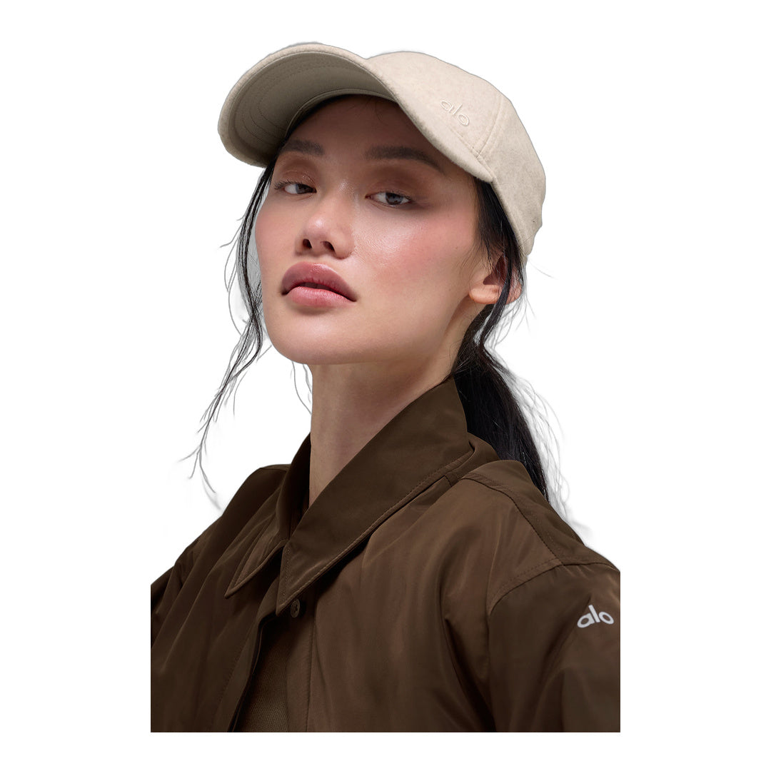 alo Prestige Off-Duty Cap - Cream Heather by Alo Yoga
