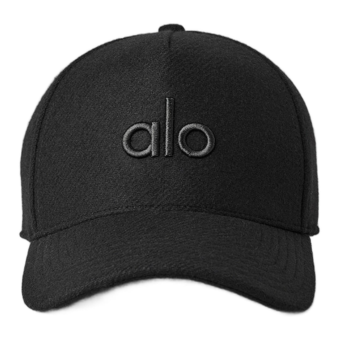 alo Wool Blend District Trucker Hat - Black by Alo Yoga