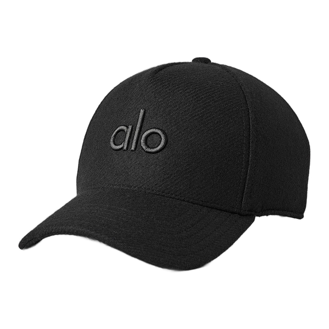 alo Wool Blend District Trucker Hat - Black by Alo Yoga