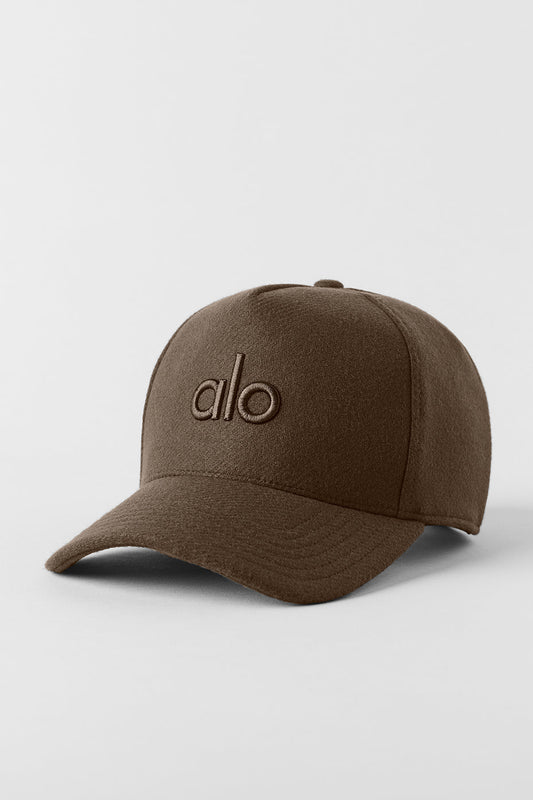 Wool Blend District Trucker Hat - Espresso (A0715U)