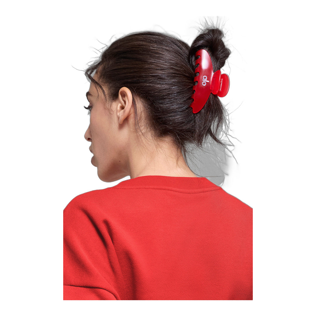 alo Effortless Claw Clip (2-Pack) - Bright Red by Alo Yoga