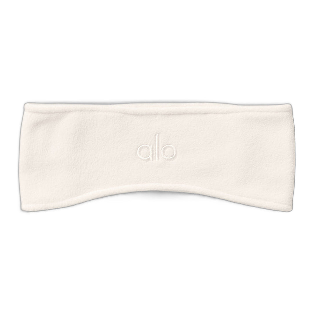 alo Polar Fleece Ear Warmer - Ivory by Alo Yoga
