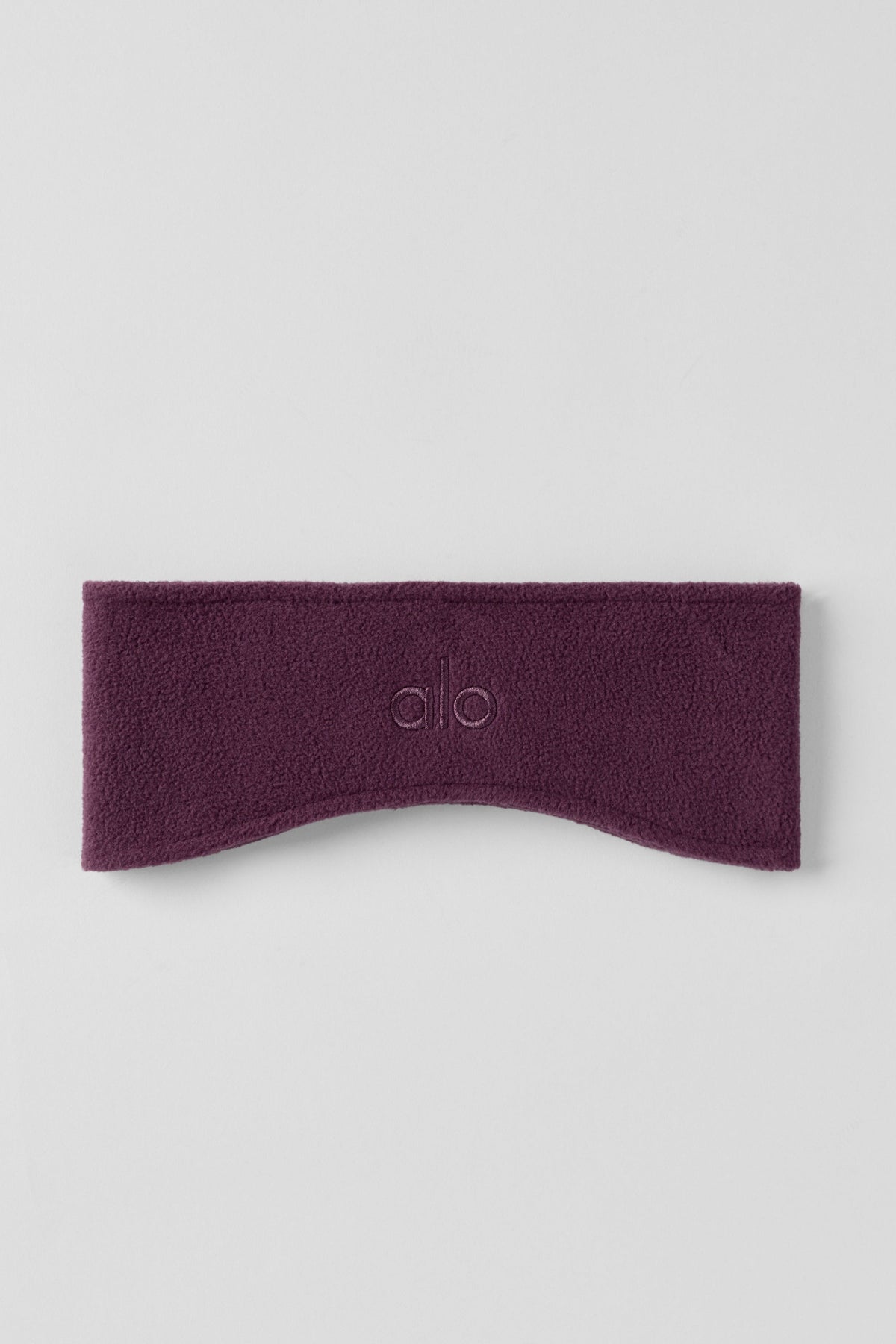 Alo Yoga Polar Fleece Ear Warmer in Rich Bordeaux
