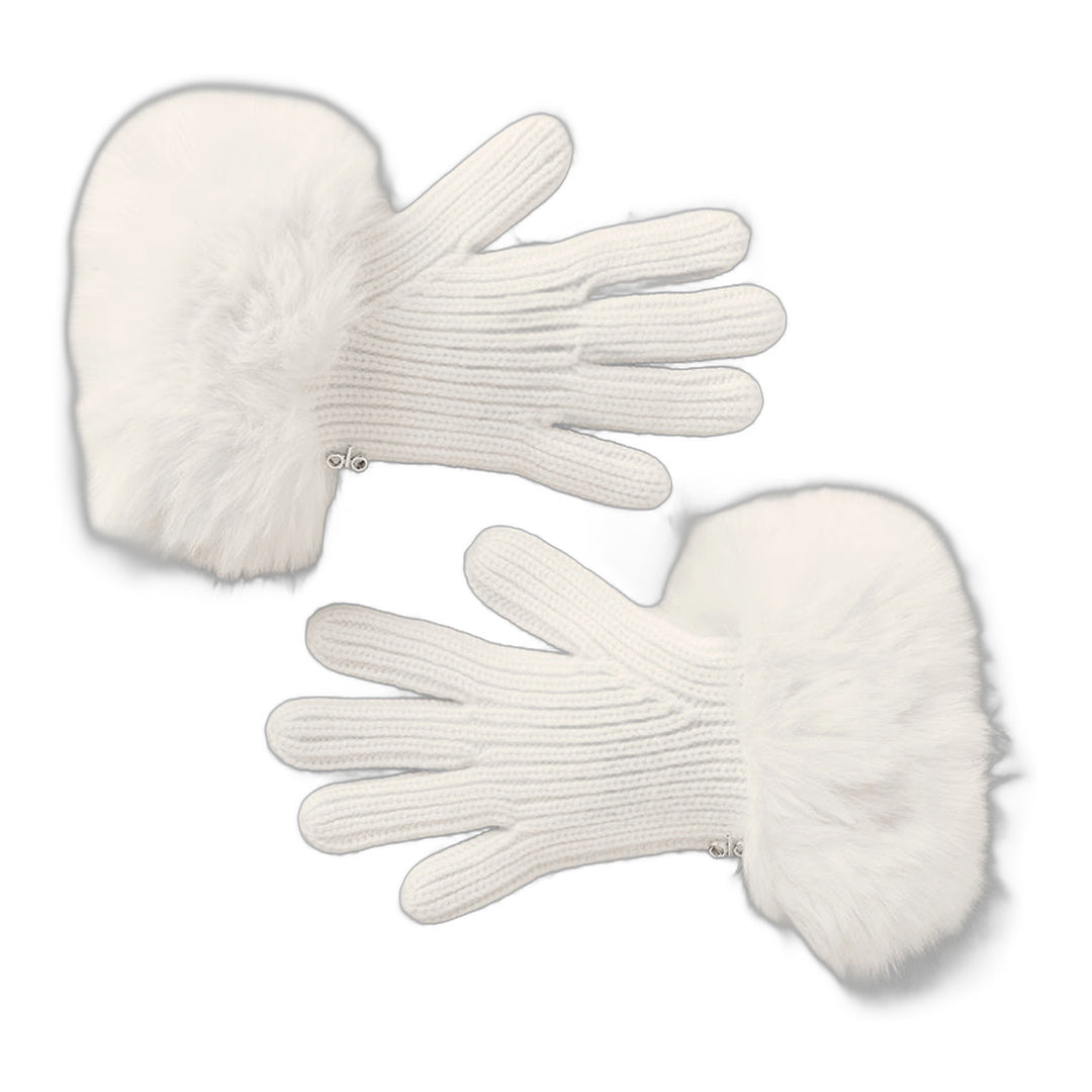 alo Courchevel Cashmere Gloves - Ivory by Alo Yoga