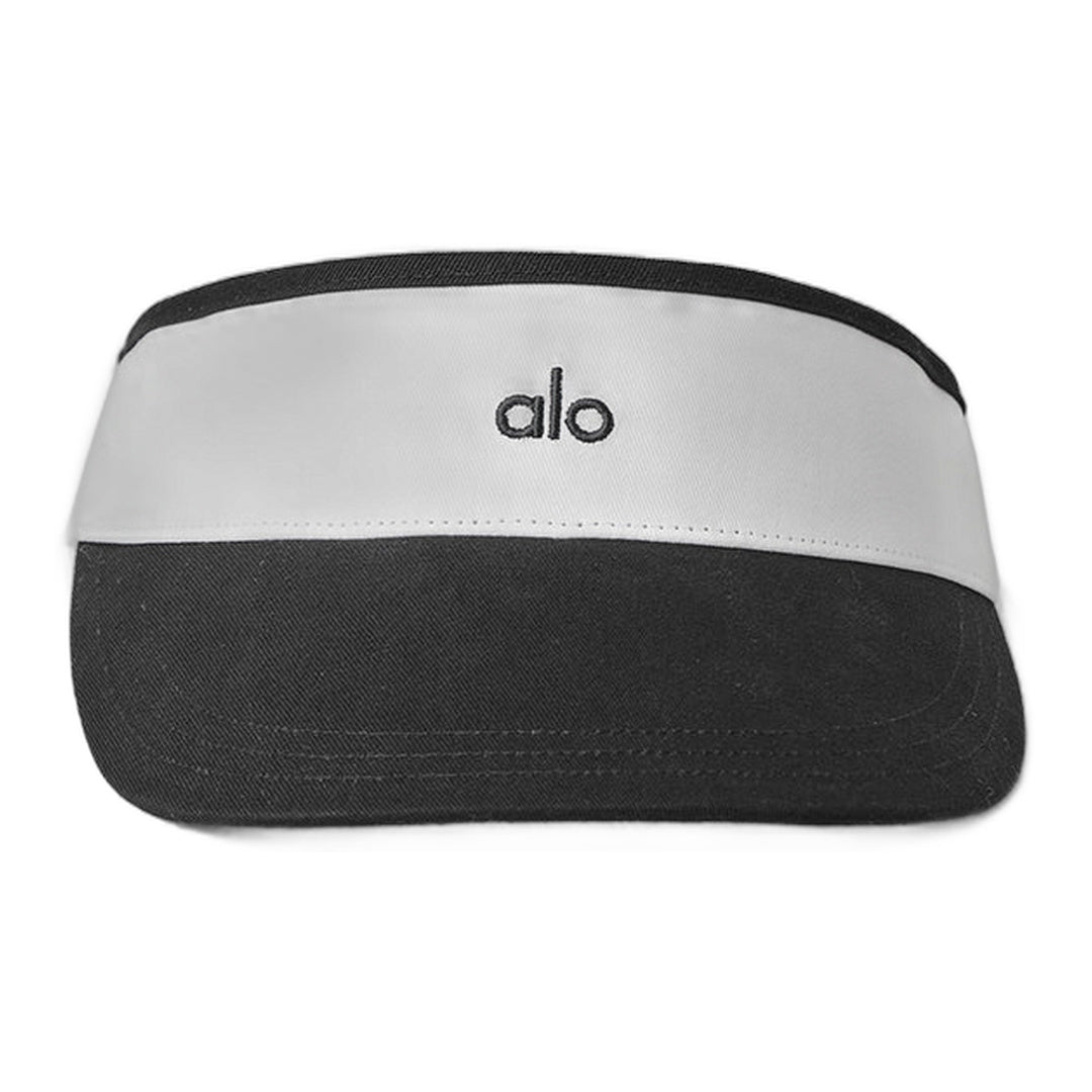 alo Colorblock Visor - Black/White by Alo Yoga
