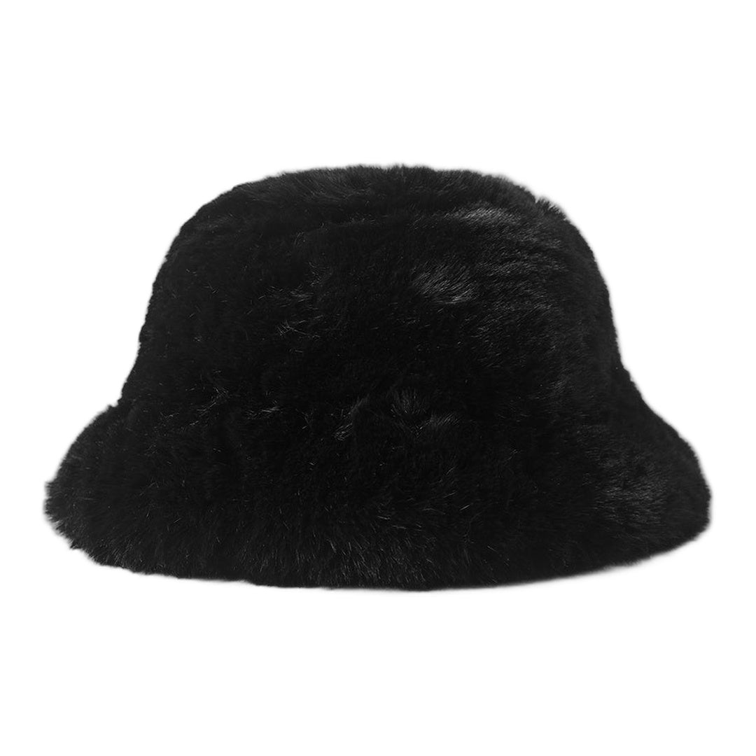 alo Faux Fur Starstruck Bucket Hat - Black by Alo Yoga
