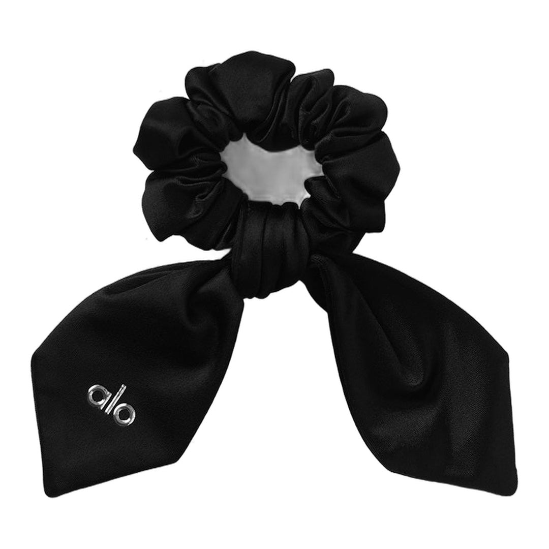 alo Airlift Rhythm Scrunchie - Black by Alo Yoga