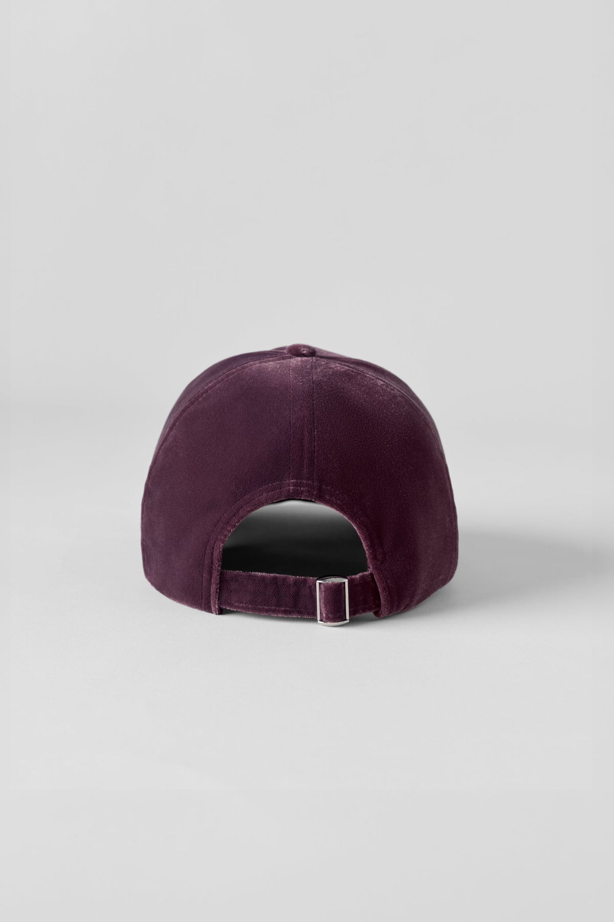Alo Yoga Velvet Off-Duty Cap in Rich Bordeaux, product image 4 of 5