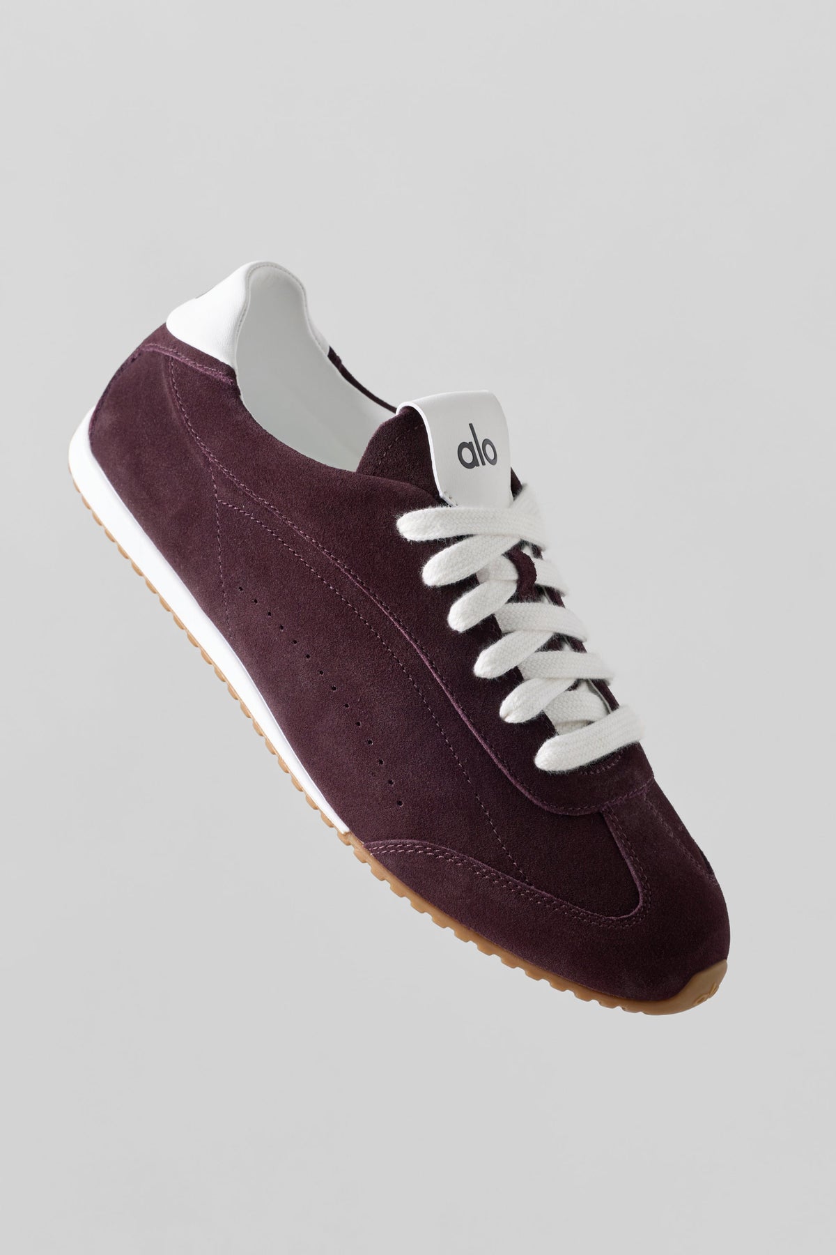 Alo Yoga Sunset Sneaker (Unisex) in Rich Bordeaux, product image 4 of 7