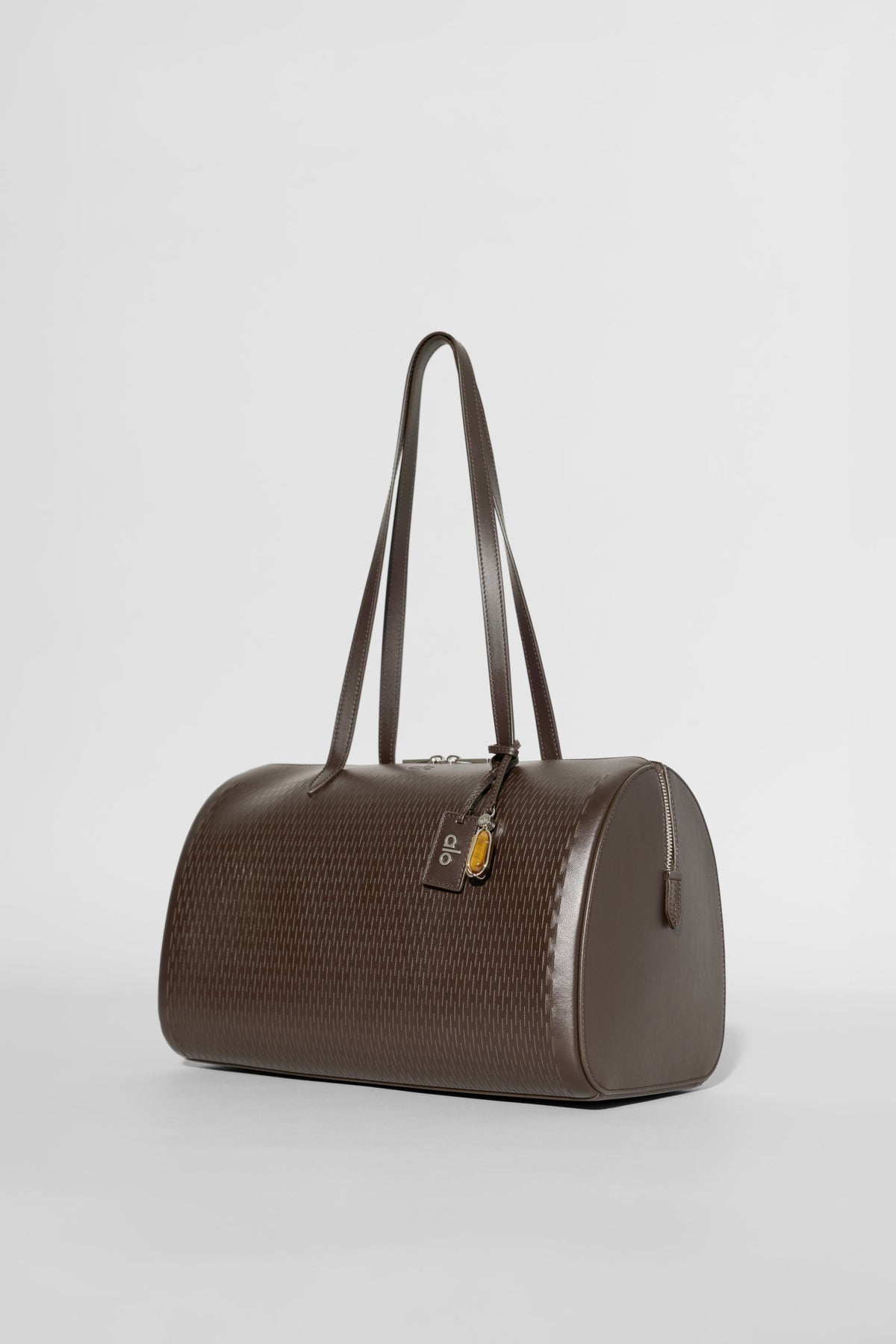 Alo Yoga Leather Mesh Shoulder Voyage in Espresso Leather Mesh, product image 2 of 8