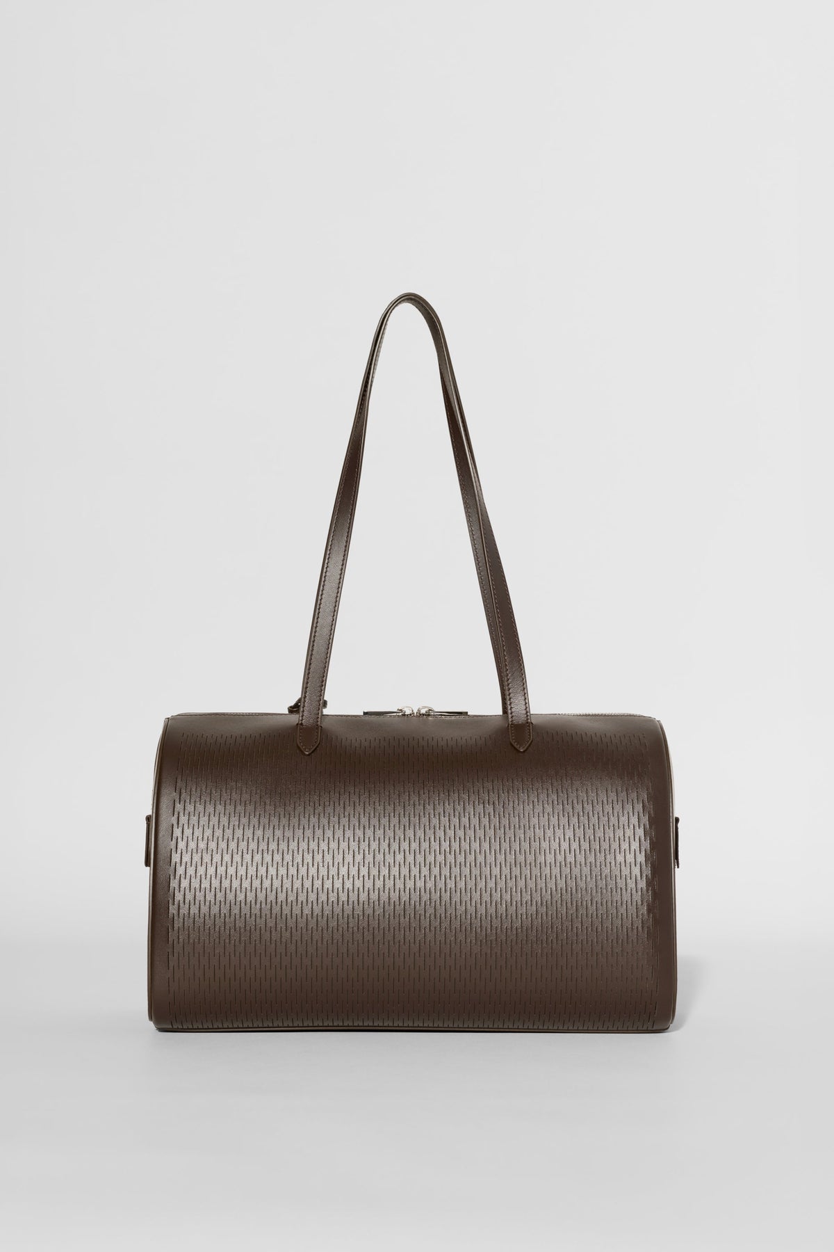 Alo Yoga Leather Mesh Shoulder Voyage in Espresso Leather Mesh, product image 3 of 8